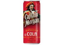 Captain Morgan & Cola 12x25cl. Blik