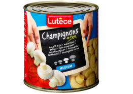 Champignons schijven M 850ml Lutece