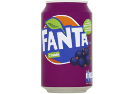 Fanta Cassis 24x33cl. Blik