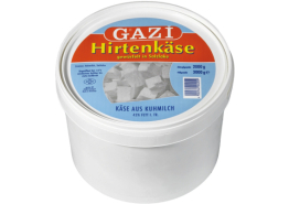 Feta Blokjes Hirtenkase 45% Gazi 2kg.