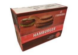 Hamburger 100% BEEF 100gr. 5kg.