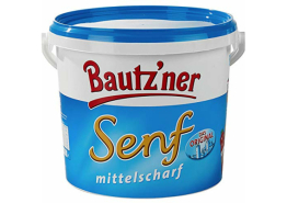 Mosterd Medium Hot Bautzner 5kg.