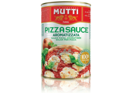 Pizza Saus gekruid Mutti 4250ml.