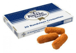 Rundvleeskroket Kwekkeboom 20x100gr.