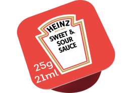 Sweet & Sour Heinz Cups 100x25gr.